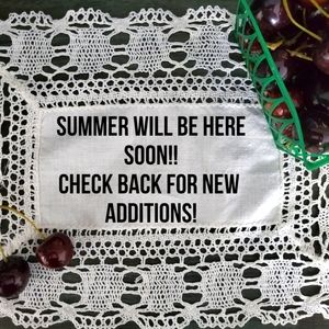 Seasons are changing. Spring/Summer